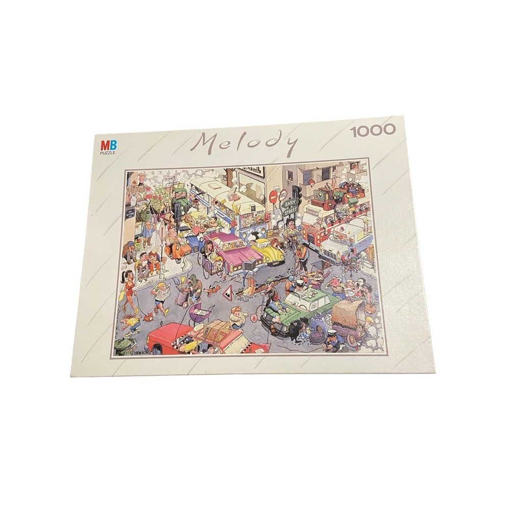 1989 MB Puzzle Melody I Love New York 1000 Pc Michael Ryba Complete Holland
